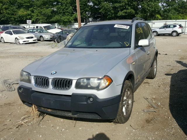 WBXPA734X4WC35629 - 2004 BMW X3 2.5I BLACK photo 2