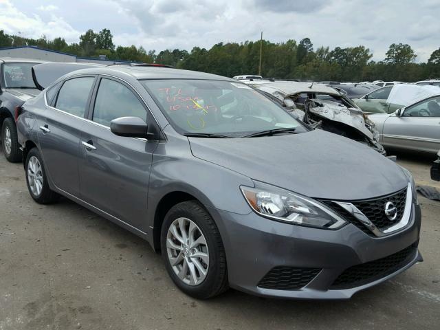 3N1AB7AP1HY306339 - 2017 NISSAN SENTRA S GRAY photo 1