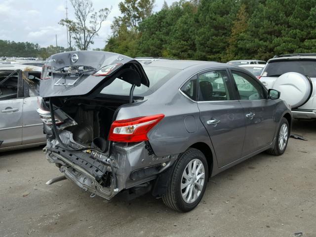 3N1AB7AP1HY306339 - 2017 NISSAN SENTRA S GRAY photo 4