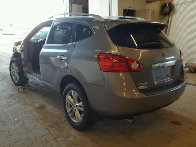 JN8AS5MT2CW604896 - 2012 NISSAN ROGUE S GRAY photo 3