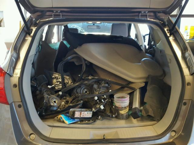 JN8AS5MT2CW604896 - 2012 NISSAN ROGUE S GRAY photo 9