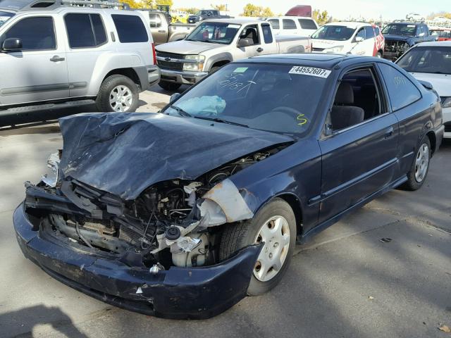 1HGEJ8242WL085983 - 1998 HONDA CIVIC EX Blau Foto 2