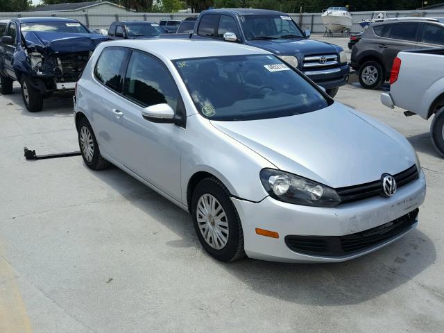WVWAA7AJ7AW167732 - 2010 VOLKSWAGEN GOLF SILVER photo 1
