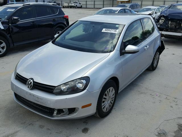 WVWAA7AJ7AW167732 - 2010 VOLKSWAGEN GOLF SILVER photo 2