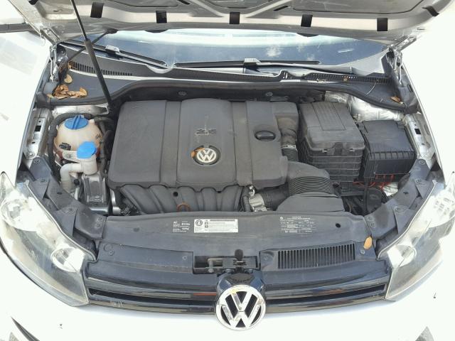 WVWAA7AJ7AW167732 - 2010 VOLKSWAGEN GOLF SILVER photo 7