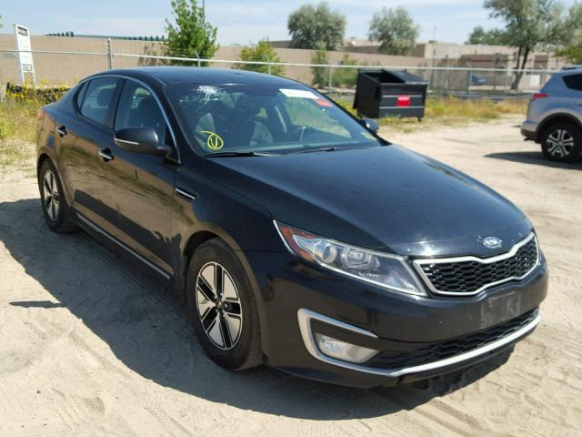 KNAGM4AD7C5014042 - 2012 KIA OPTIMA HYB BLACK photo 1