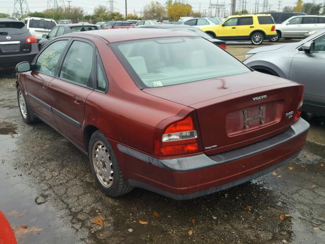 YV1TS94D1Y1082409 - 2000 VOLVO S80 RED photo 3