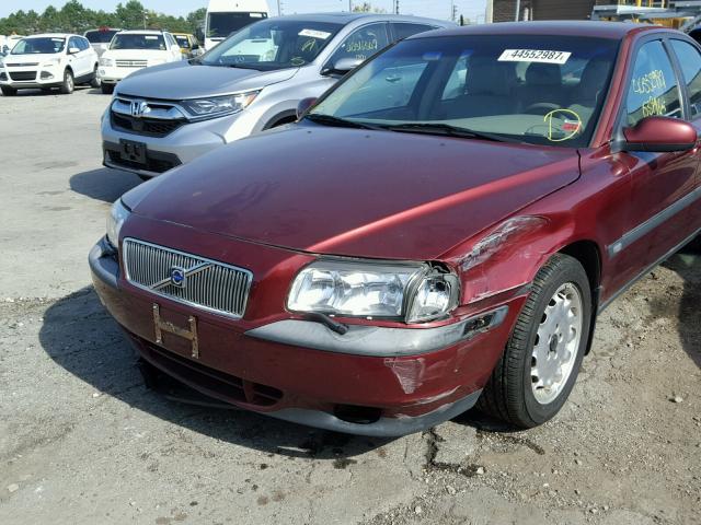 YV1TS94D1Y1082409 - 2000 VOLVO S80 RED photo 9