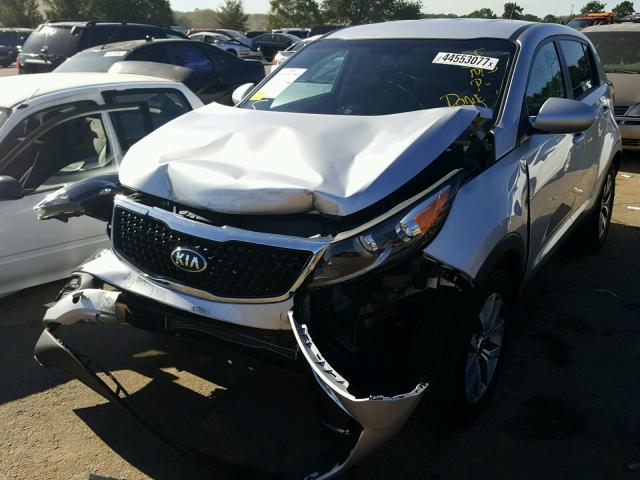 KNDPB3AC6G7870999 - 2016 KIA SPORTAGE SILVER photo 2