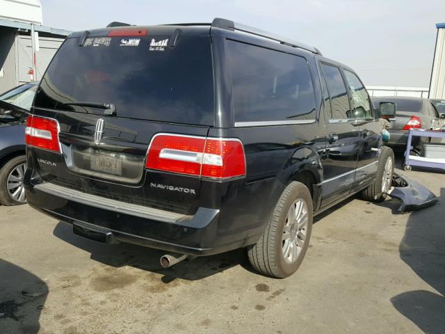 5LMJJ3J59BEJ04367 - 2011 LINCOLN NAVIGATOR BLACK photo 4