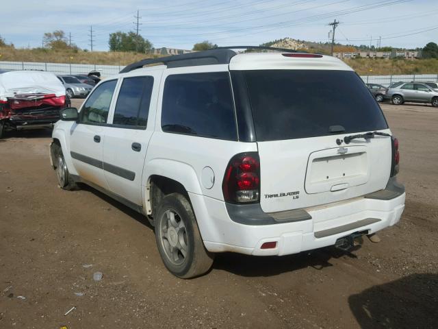 1GNET16S356130989 - 2005 CHEVROLET TRAILBLAZE WHITE photo 3