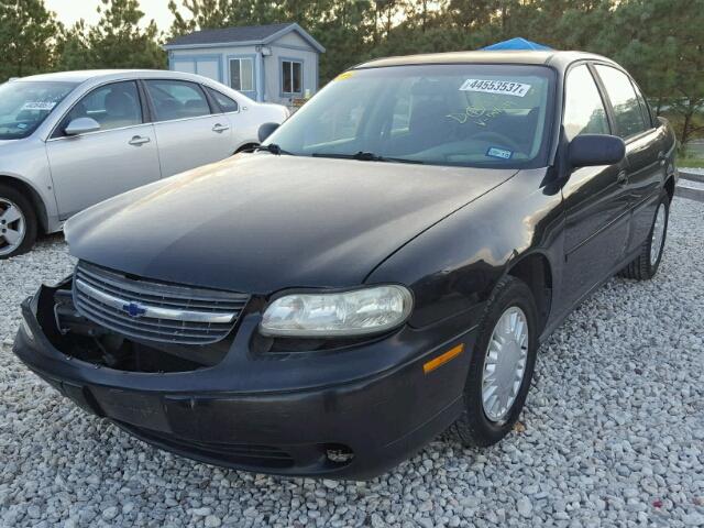 1G1ND52J83M707589 - 2003 CHEVROLET MALIBU BLACK photo 2