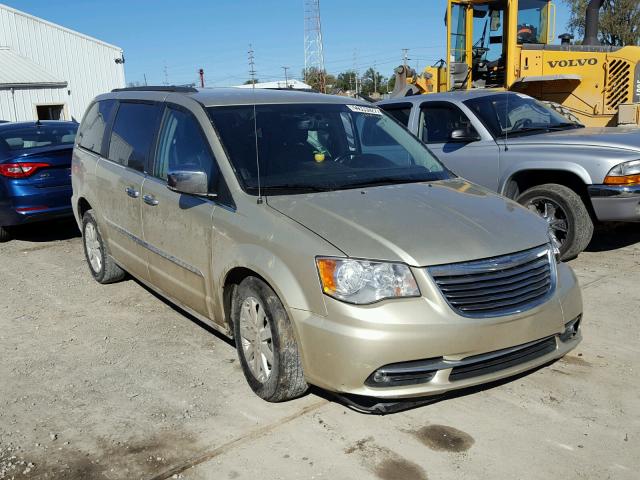 2C4RC1CG9CR152267 - 2012 CHRYSLER TOWN & COU GOLD photo 1