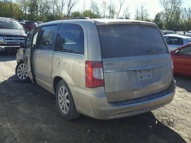 2C4RC1CG9CR152267 - 2012 CHRYSLER TOWN & COU GOLD photo 3