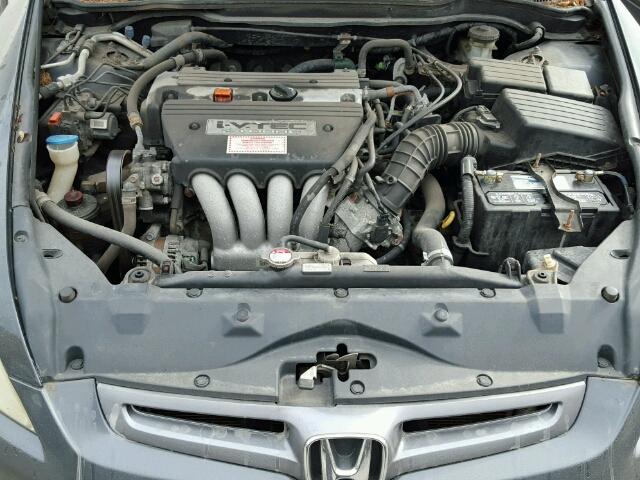 1HGCM56445A155808 - 2005 HONDA ACCORD LX GRAY photo 7