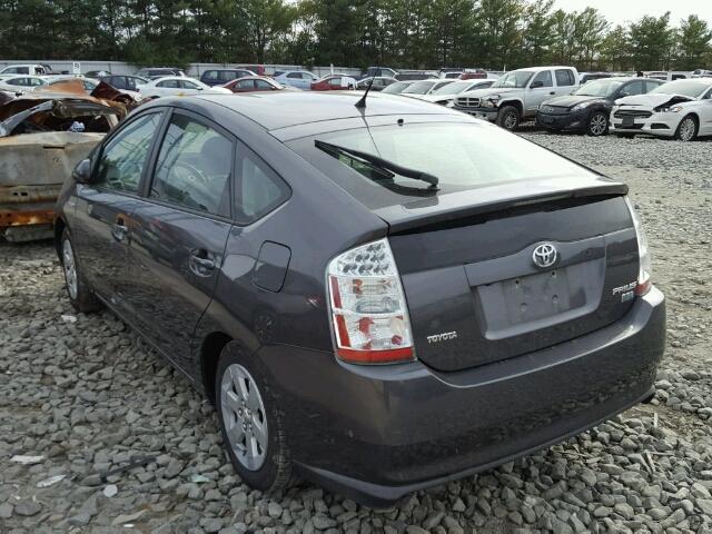 JTDKB20U073242538 - 2007 TOYOTA PRIUS CHARCOAL photo 3