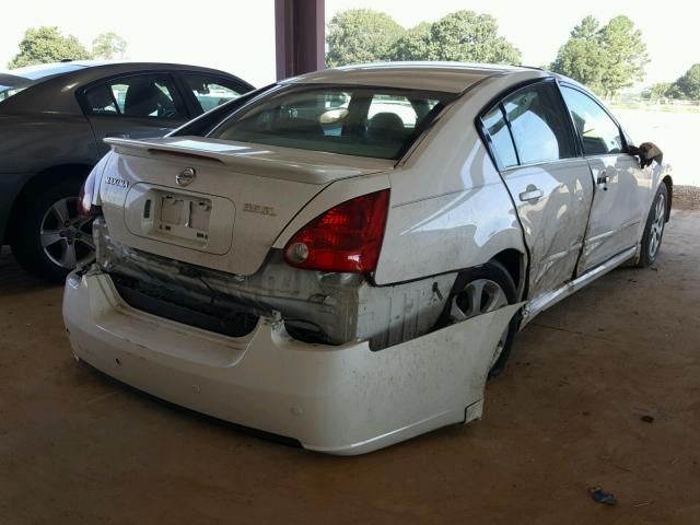 1N4BA41EX7C814257 - 2007 NISSAN MAXIMA SE WHITE photo 4