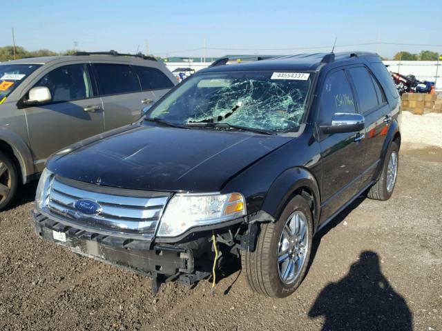 1FMDK03W98GA12464 - 2008 FORD TAURUS X L BLACK photo 2