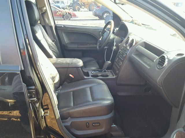 1FMDK03W98GA12464 - 2008 FORD TAURUS X L BLACK photo 5