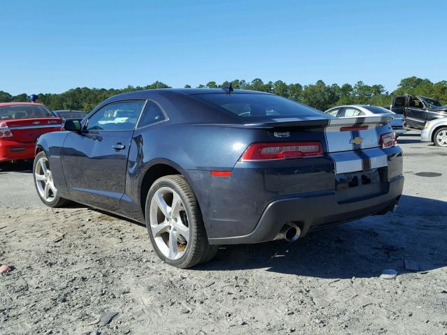 2G1FC1E39E9303455 - 2014 CHEVROLET CAMARO LT PURPLE photo 3