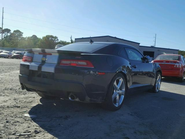 2G1FC1E39E9303455 - 2014 CHEVROLET CAMARO LT PURPLE photo 4