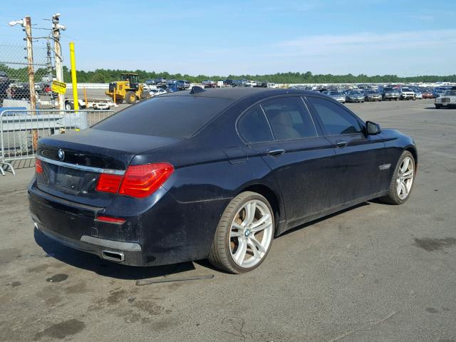 WBAKA8C51ACY35565 - 2010 BMW 750 I BLUE photo 4