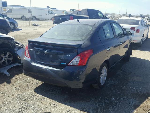 3N1CN7AP0GL871449 - 2016 NISSAN VERSA S BLUE photo 4