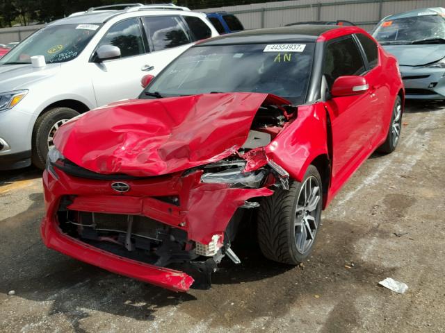 JTKJF5C79F3090497 - 2015 TOYOTA SCION TC 红色 照片 2