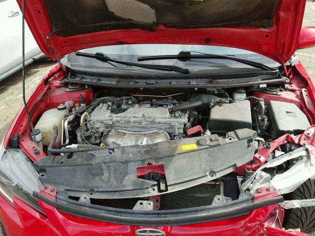 JTKJF5C79F3090497 - 2015 TOYOTA SCION TC RED photo 7