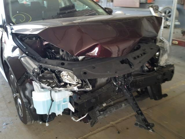 4T1BK1EB0JU284948 - 2018 TOYOTA AVALON XLE RED photo 9