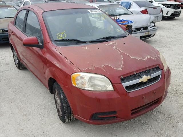 KL1TD5DE5BB238817 - 2011 CHEVROLET AVEO LS RED photo 1