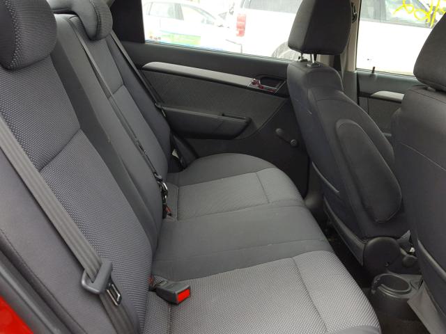 KL1TD5DE5BB238817 - 2011 CHEVROLET AVEO LS RED photo 6