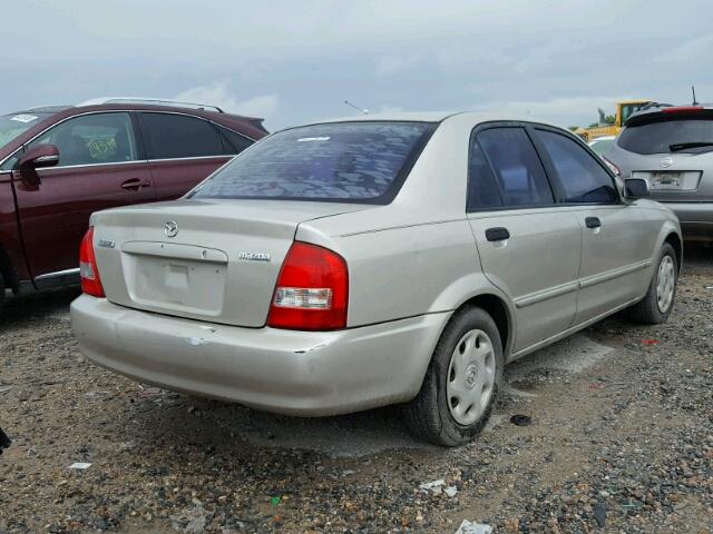 JM1BJ222810427282 - 2001 MAZDA PROTEGE DX BEIGE photo 3