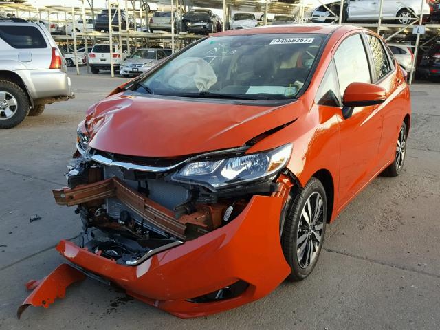 3HGGK5H02JM701889 - 2018 HONDA FIT EX ORANGE photo 2