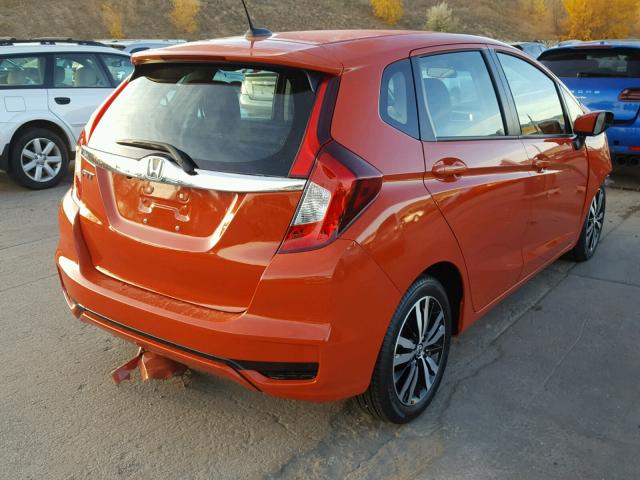 3HGGK5H02JM701889 - 2018 HONDA FIT EX ORANGE photo 4