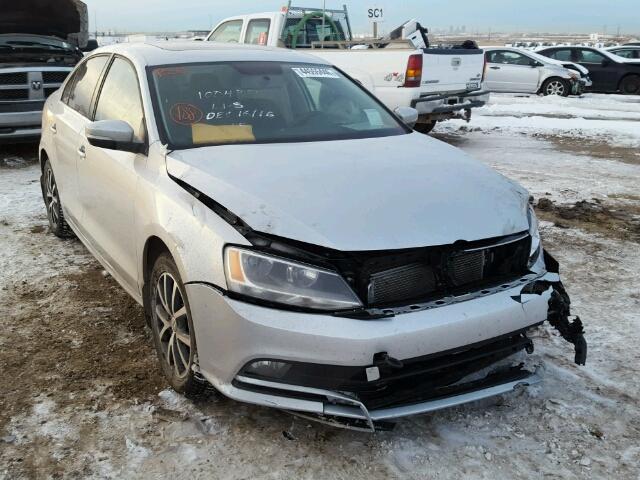 3VWD07AJ4FM259952 - 2015 VOLKSWAGEN JETTA SE SILVER photo 1