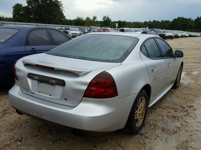2G2WP522041341561 - 2004 PONTIAC GRAND PRIX SILVER photo 4