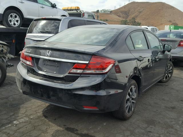 19XFB2F85FE281466 - 2015 HONDA CIVIC EX BLACK photo 4