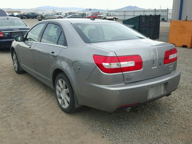3LNHM28T28R629185 - 2008 LINCOLN MKZ ვერცხლისფერი ფოტო 3