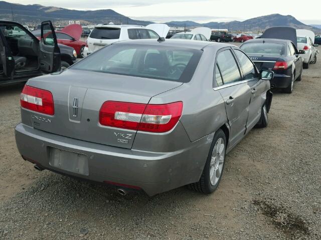 3LNHM28T28R629185 - 2008 LINCOLN MKZ ვერცხლისფერი ფოტო 4