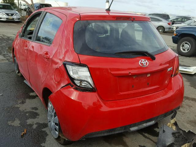 VNKKTUD37GA067766 - 2016 TOYOTA YARIS L RED photo 3