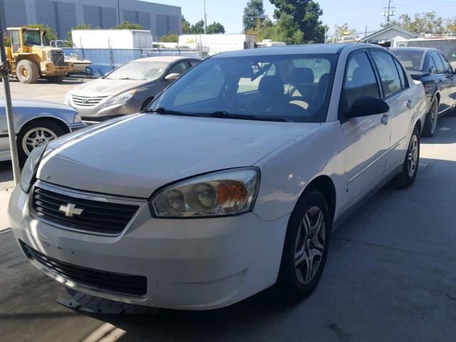 1G1ZS58N18F107445 - 2008 CHEVROLET MALIBU LS თეთრი ფოტო 2