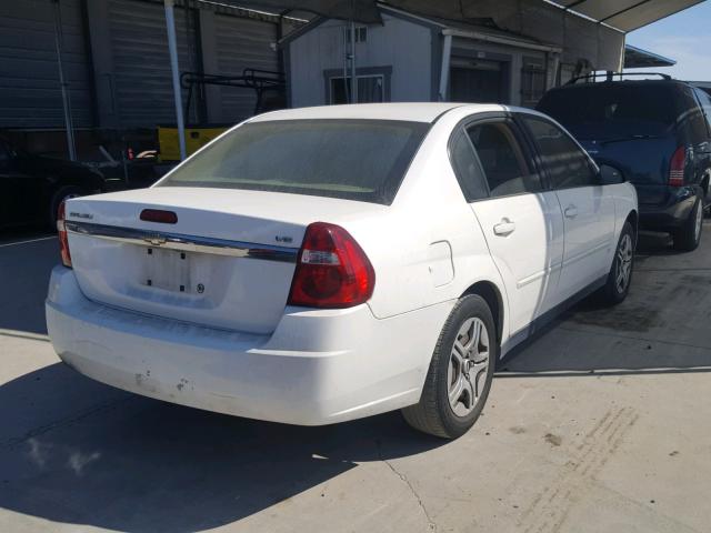1G1ZS58N18F107445 - 2008 CHEVROLET MALIBU LS თეთრი ფოტო 4