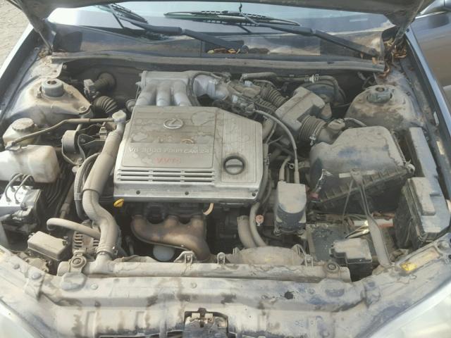 JT8BF28G710327886 - 2001 LEXUS ES GRAY photo 7