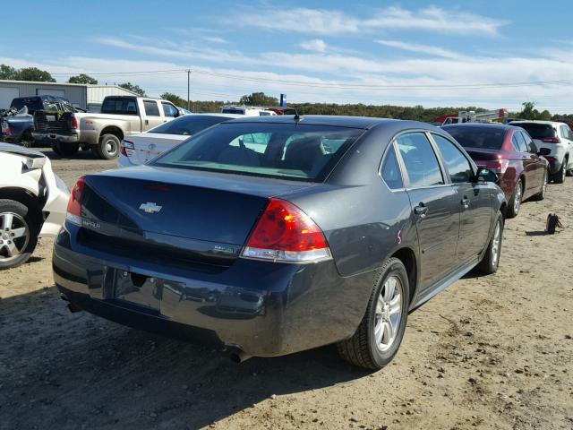 2G1WF5E32D1106929 - 2013 CHEVROLET IMPALA LS BLACK photo 4