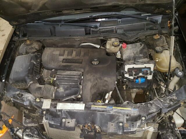 1G8AW12F85Z140787 - 2005 SATURN ION LEVEL BLACK photo 7
