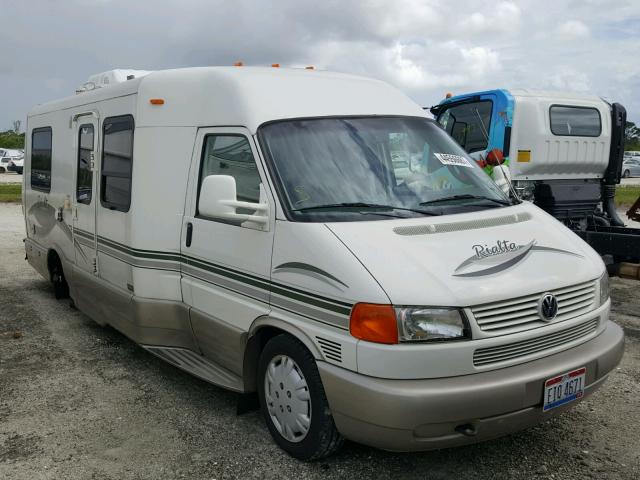 WV3AB47001H129951 - 2001 VOLKSWAGEN EUROVAN WHITE photo 1