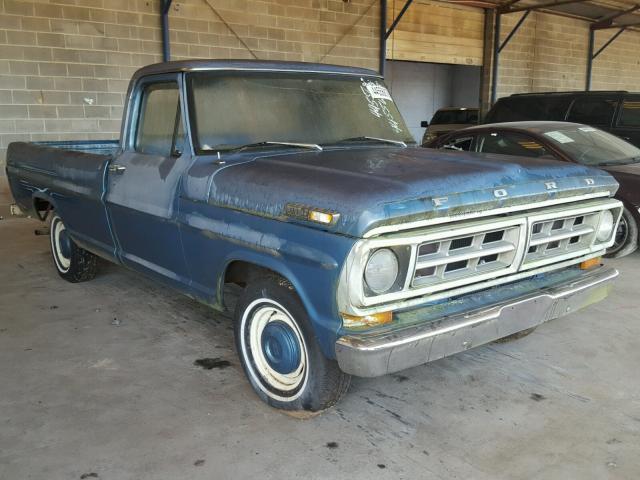 F10GCL66477 - 1971 CABIN TRAILER F100 SERIE BLUE photo 1