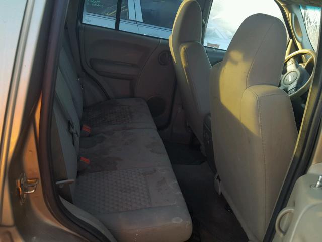 1J4GL38K45W641776 - 2005 JEEP LIBERTY RE TAN photo 6