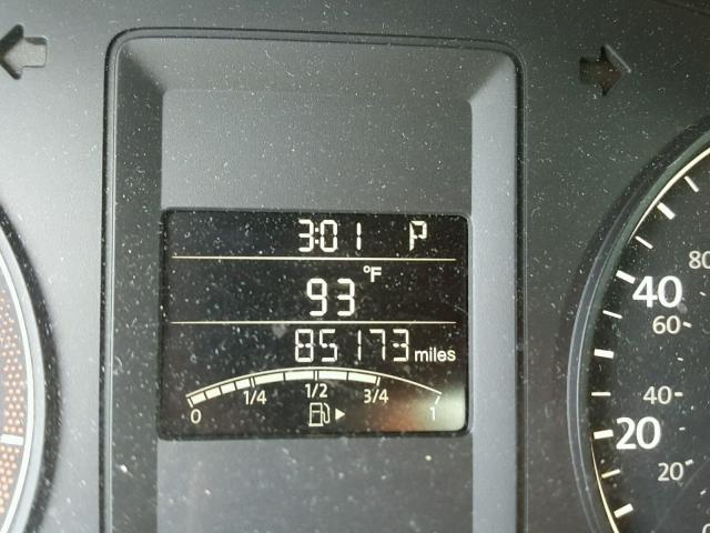 3VW2K7AJ1BM336949 - 2011 VOLKSWAGEN JETTA BASE 银色 照片 8